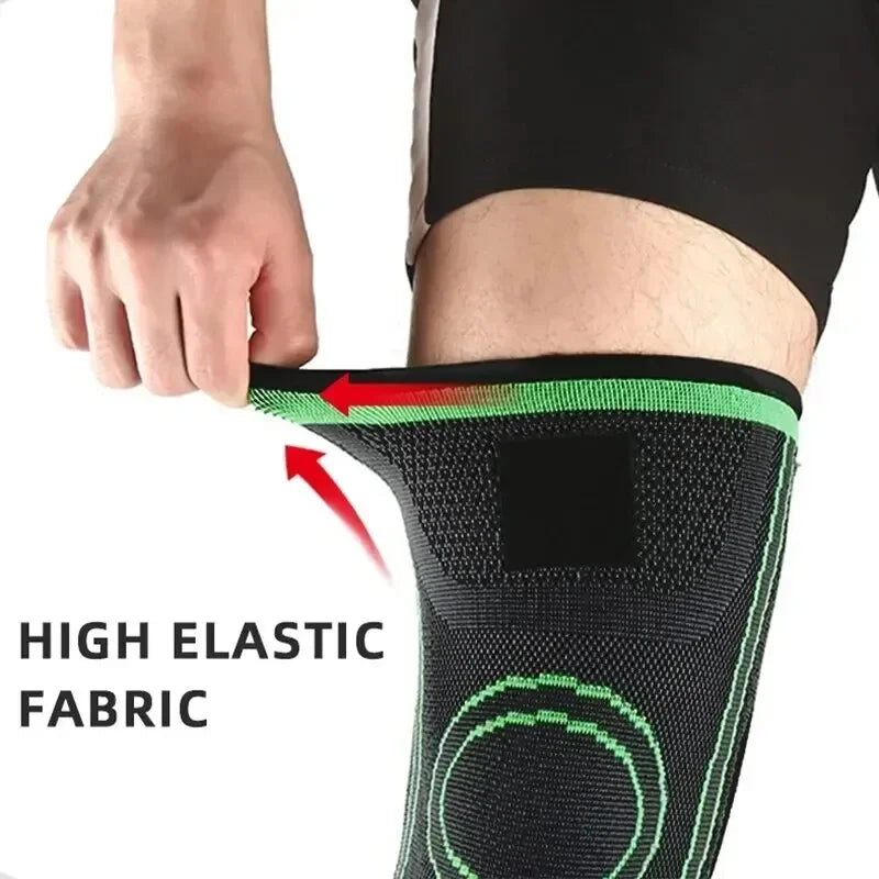 Knee Compressions Sleeve with Adjustable Straps for Running Working Out and Sports Wearing All Day Peaceful Pleasures Health and Wellness