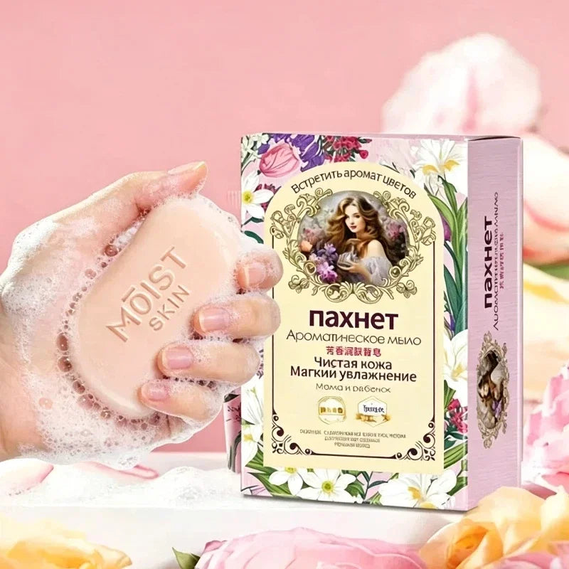 Sweet Peach Handmade Bath Soap Natural Plant Extract Gentle Oil-control Moisturizing Facial Soap Long-lasting Fragrance Soap Peaceful Pleasures Health and Wellness