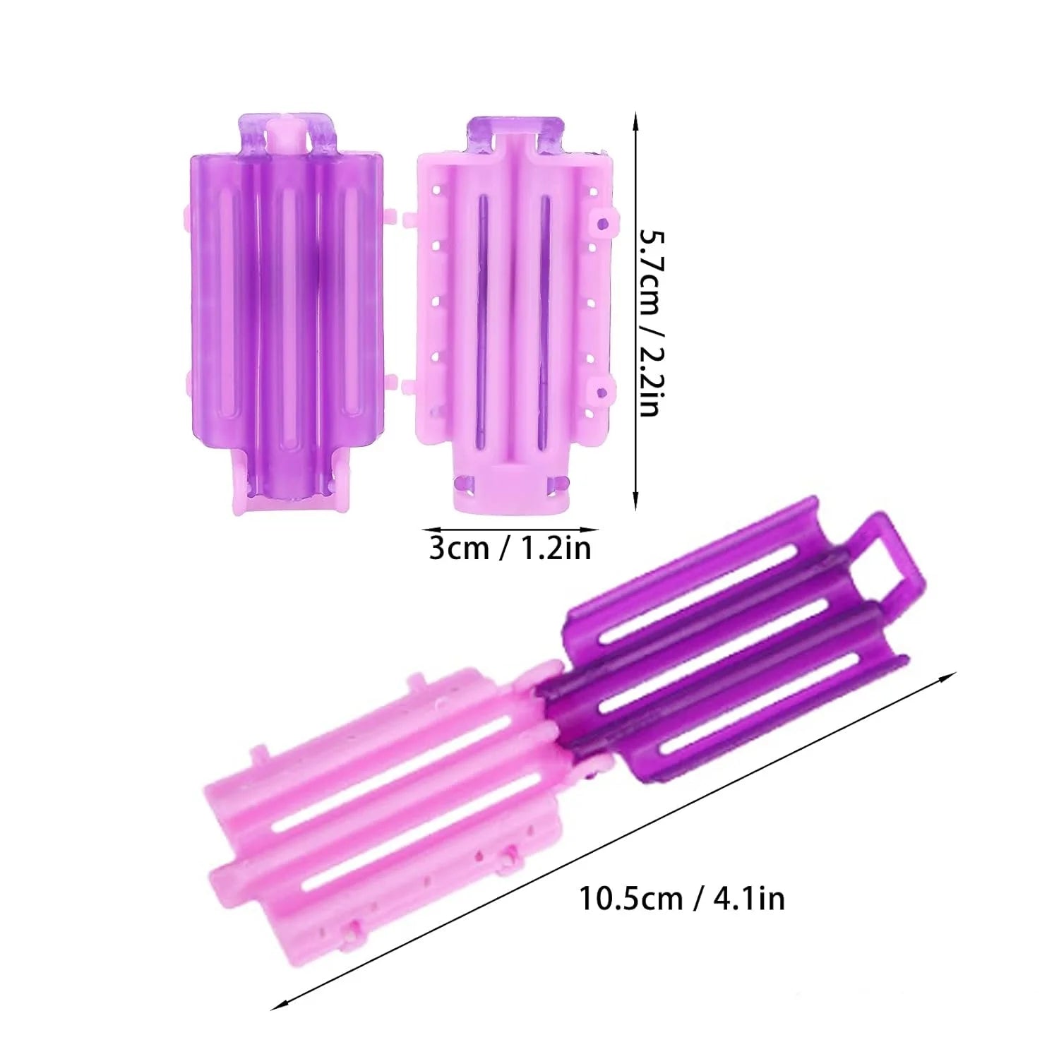 36Pcs/Box Reusable Perm Hair Clip Corn Hair Curl Rod Wave Hair Fluffy Clamps Hair Hairpin Hairdressing DIY Curler Styling Tools Peaceful Pleasures Health and Wellness