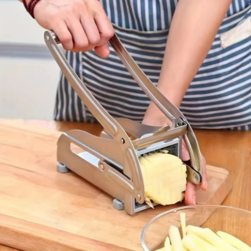 1pc stainless steel cutting machine vegetable cutting machine potato slicer french fry cutting machine, food chopper Peaceful Pleasures Health and Wellness