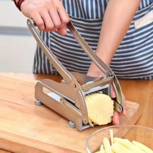 1pc stainless steel cutting machine vegetable cutting machine potato slicer french fry cutting machine, food chopper Peaceful Pleasures Health and Wellness