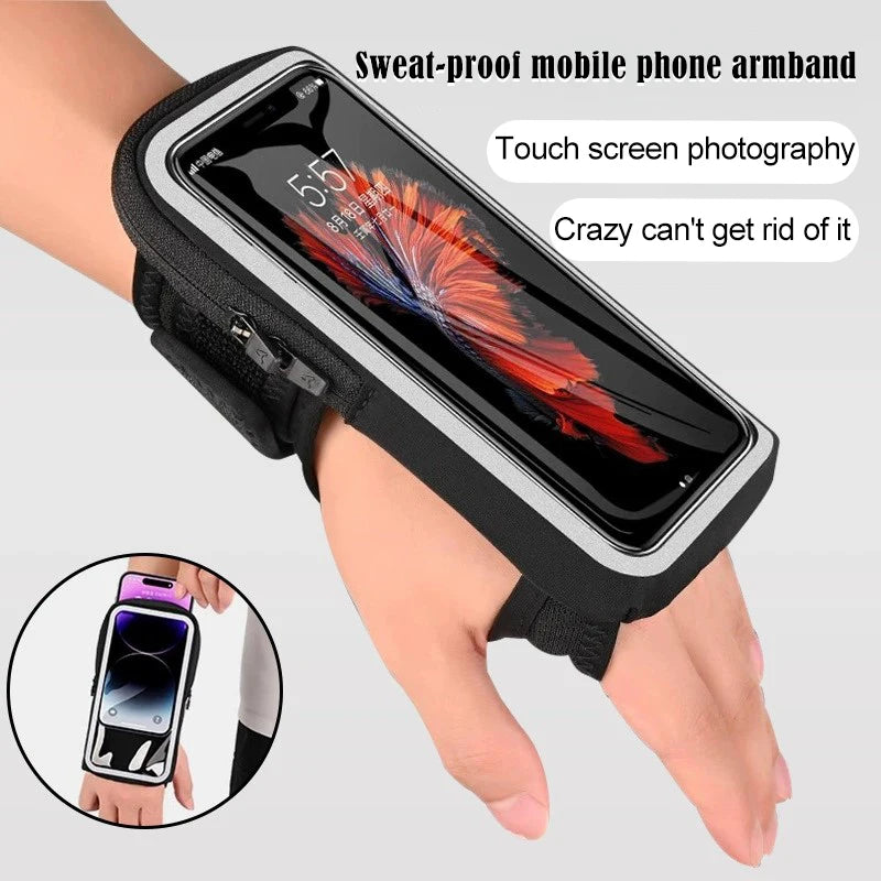 Armband On The Phone Mobile Phone Bag Wrist Armbands Mp3 mp4 Bags Sports Cell Phone Holder Cell Phone Accessories Woman Sports Peaceful Pleasures Health and Wellness