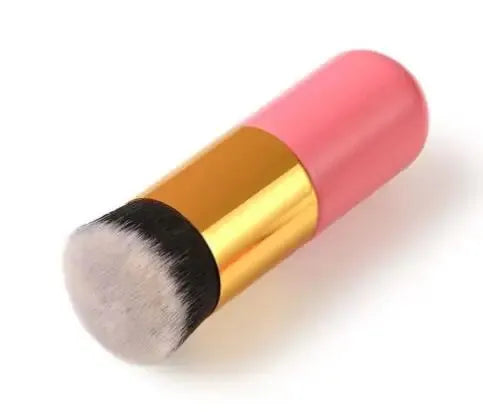 Brush Large Small Fat Pier Foundation Make-Up Brush Bb Cream Mushroom Brush No Powder No Mark Foundation Make-Up Brush Peaceful Pleasures Health and Wellness flour gold