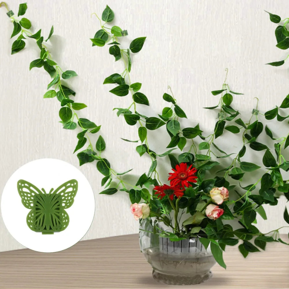 Butterfly Plant Climbing Clips | Wall Vine & Flower Support 10pk