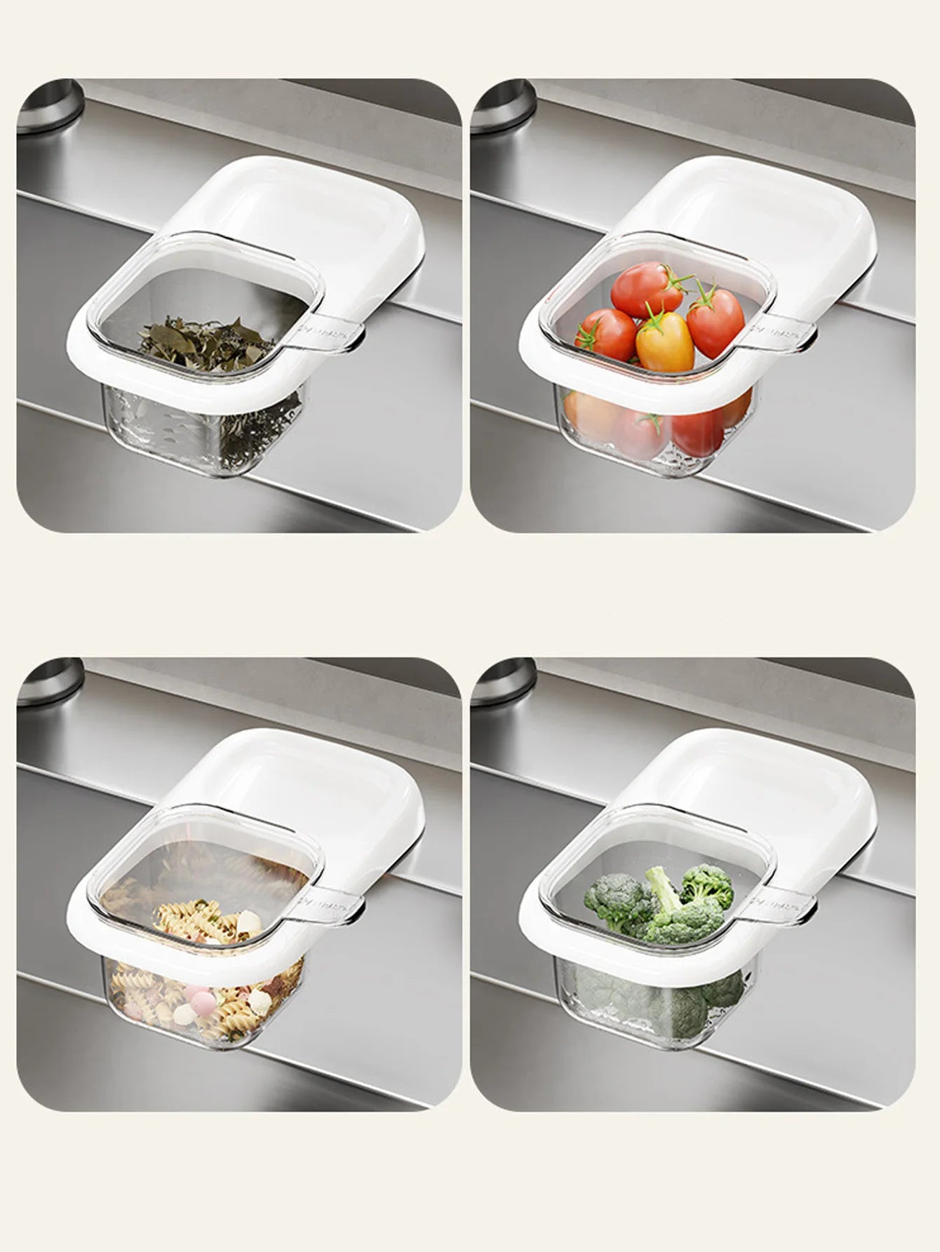 1pcs Kitchen Sink Drain Basket Suction Cup Sink Filter Rack Leftovers Soup Food Drainer Shelf Kitchen Shelf Peaceful Pleasures Health and Wellness