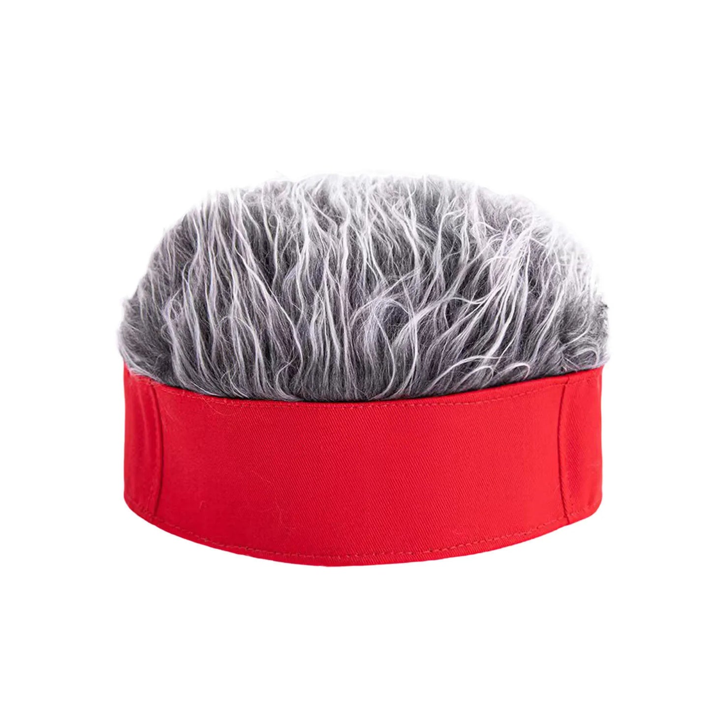 Black Wigs Hat Knit Beanie Soft Breathable Men Women Beanie Wig Hat for Home School Performance Costume Peaceful Pleasures Health and Wellness Red grey