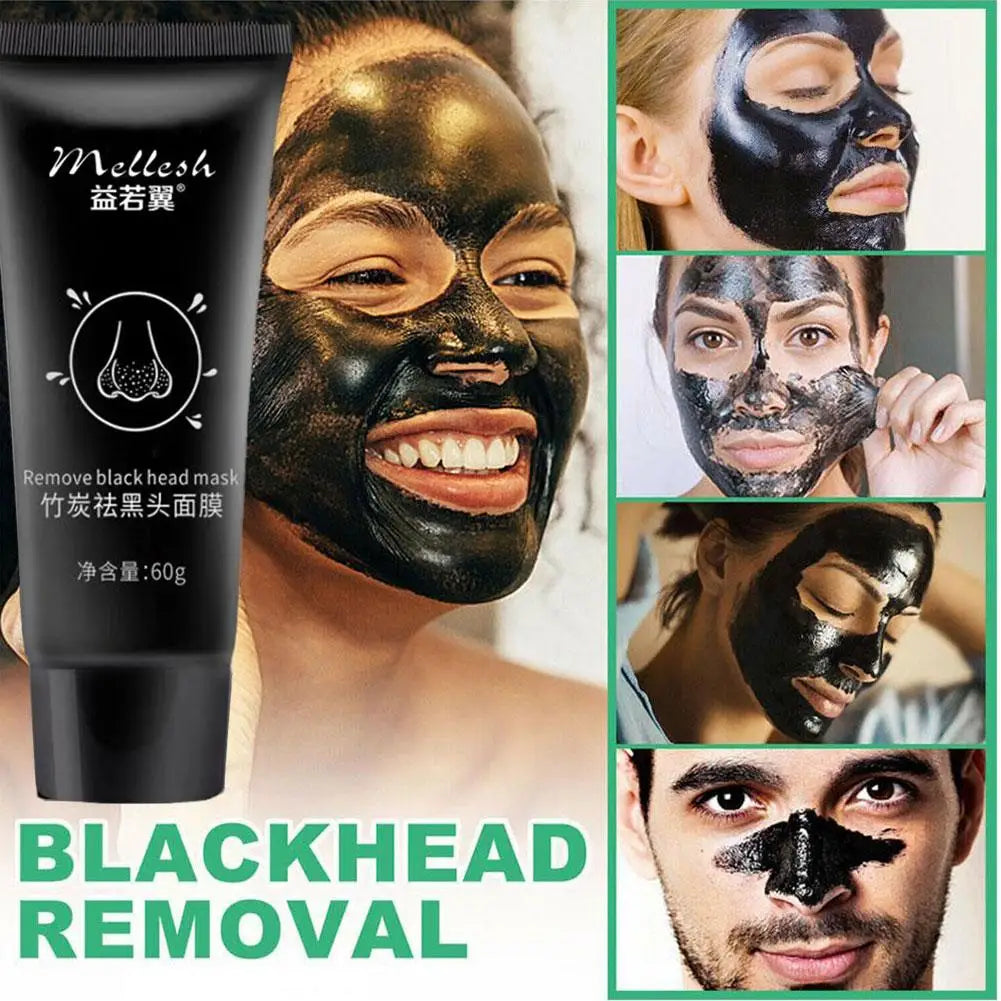 Bamboo Charcoal Blackhead Removal Peel Mask – 60g Deep Pore Cleanse Peaceful Pleasures Health and Wellness