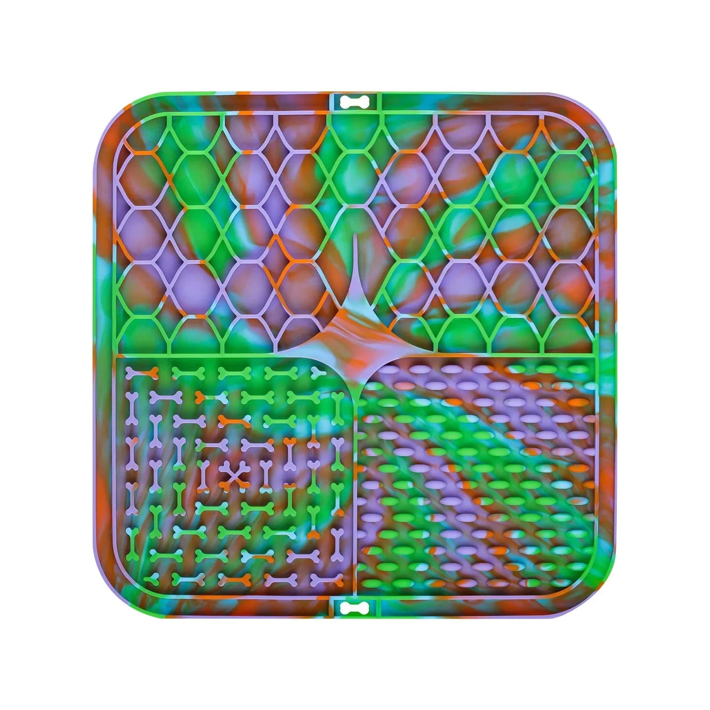Silicone Dog Lick Mat – Slow Feeder & Bath Anxiety Relief