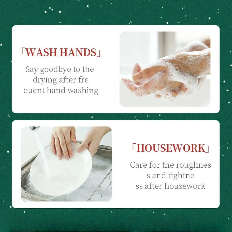 Christmas Hand Cream Gift Set – Niacinamide & Hyaluronic Acid 3×30g