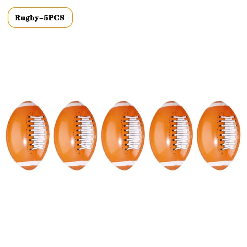 Inflatable Sports Balls Set – Football Basketball Baseball Party
