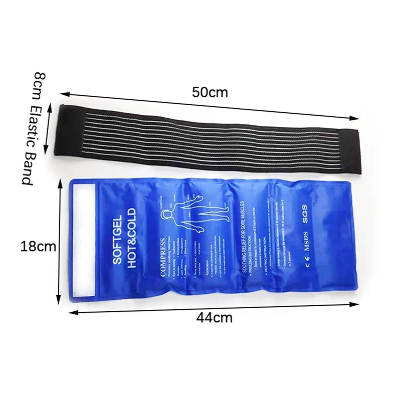 Reusable Hot & Cold Gel Pack | Flexible Ice & Heat Therapy Pad