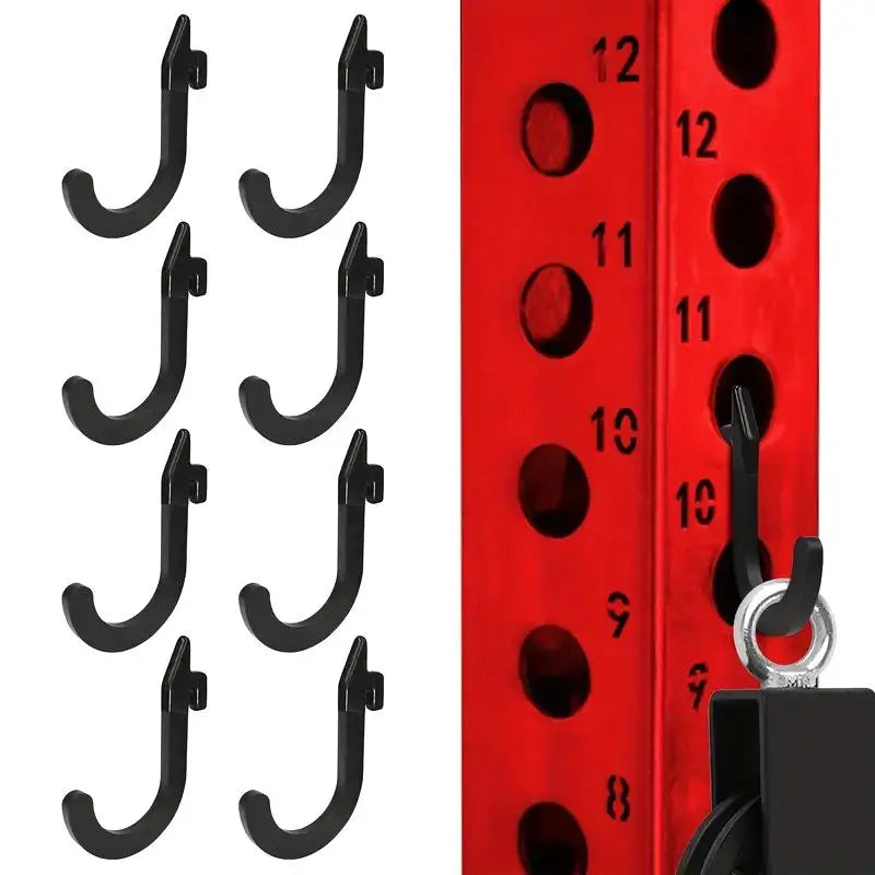 Heavy Duty Squat Rack Hook Attachments | Home Gym Storage Rack Storage Hook Peaceful Pleasures Health and Wellness