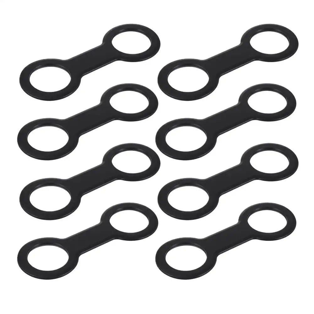 Silicone Snorkel Keeper Clip Quick Release Double-Ring Flexible Retainer for Snorkeling Swimming Beach Vacation Water Activities Peaceful Pleasures Health and Wellness 8PCS