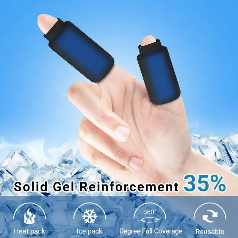 Ice Compress Hydrogel Finger Cots for Daily Use At Home Cold Compress To Relieve Pain Suitable for Both Cold and Hot Purposes Peaceful Pleasures Health and Wellness