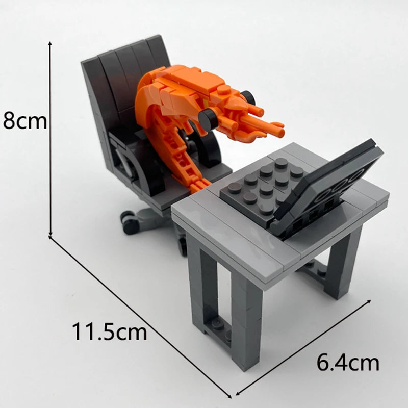 MOC Building Block Shrimp Model Figurines Puzzle Assembly Boys Girls