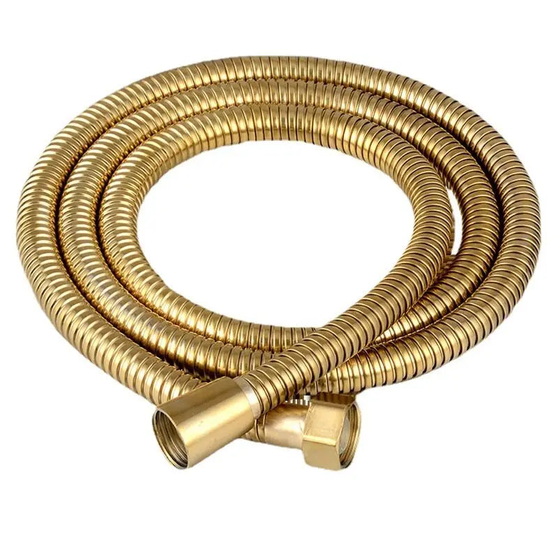 Gold Flexible Stainless Steel Shower Hose – 1.5m, 2m & 3m