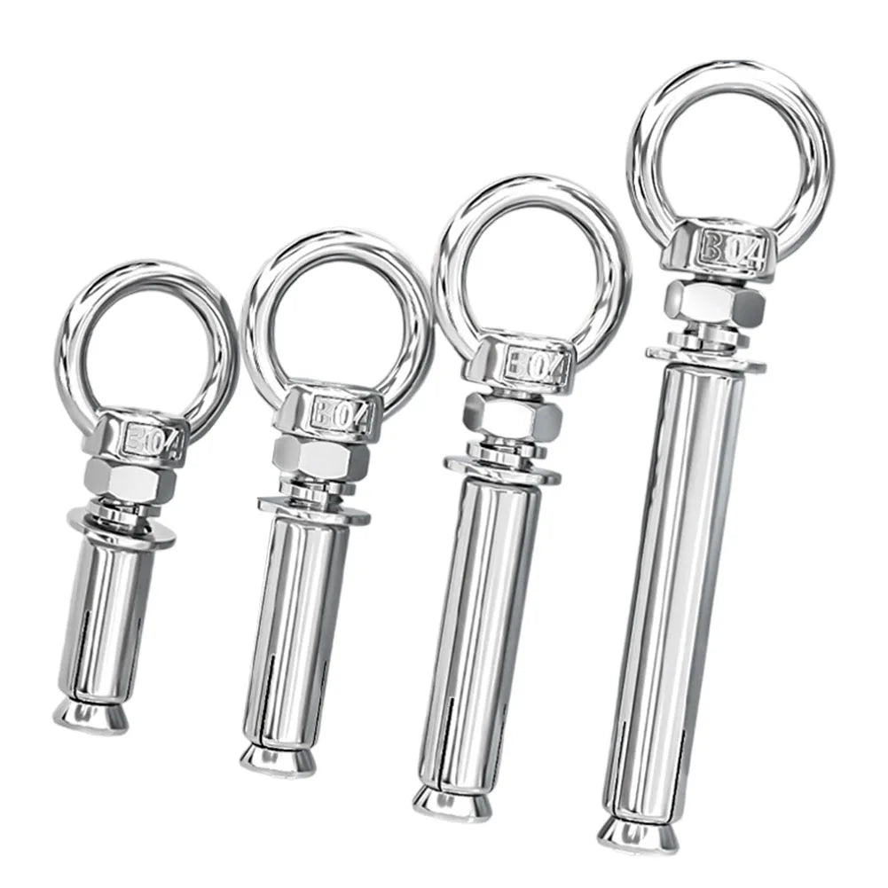 304 Stainless Steel Expansion Bolts Ring Hook Anchor Concrete Eye