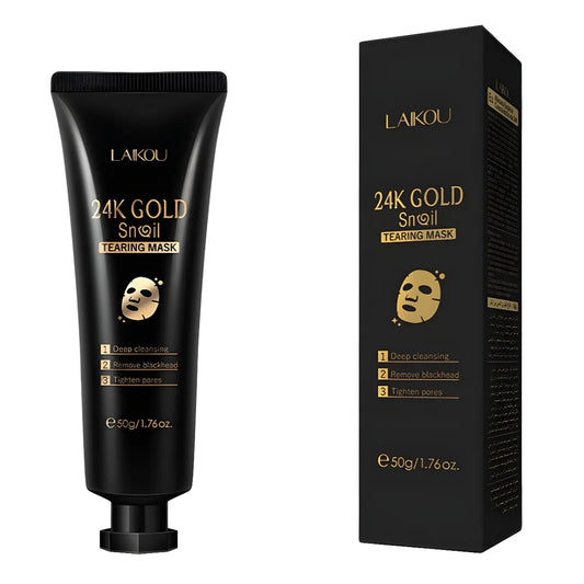 Laikou 24K Gold Snail Collagen Peel-Off Face Mask 50g Peel-Off Face Mask Oasis Select