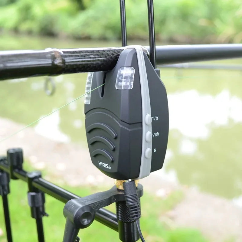 Hirisi Waterproof Carp Fishing Bite Alarm – LED & Sound Alert