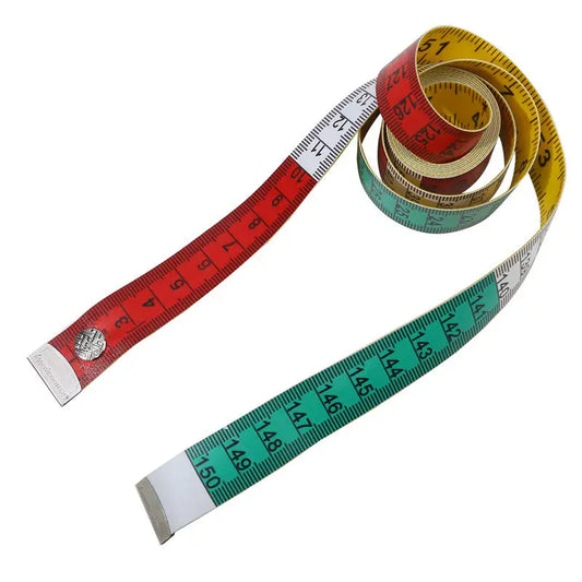 1.5m Tape Measure Double-sided Sewing Ruler with a Snap Button Tailor Measuring Tool Soft Band Tape Body Measuring Ruler Home Peaceful Pleasures Health and Wellness 2pcs