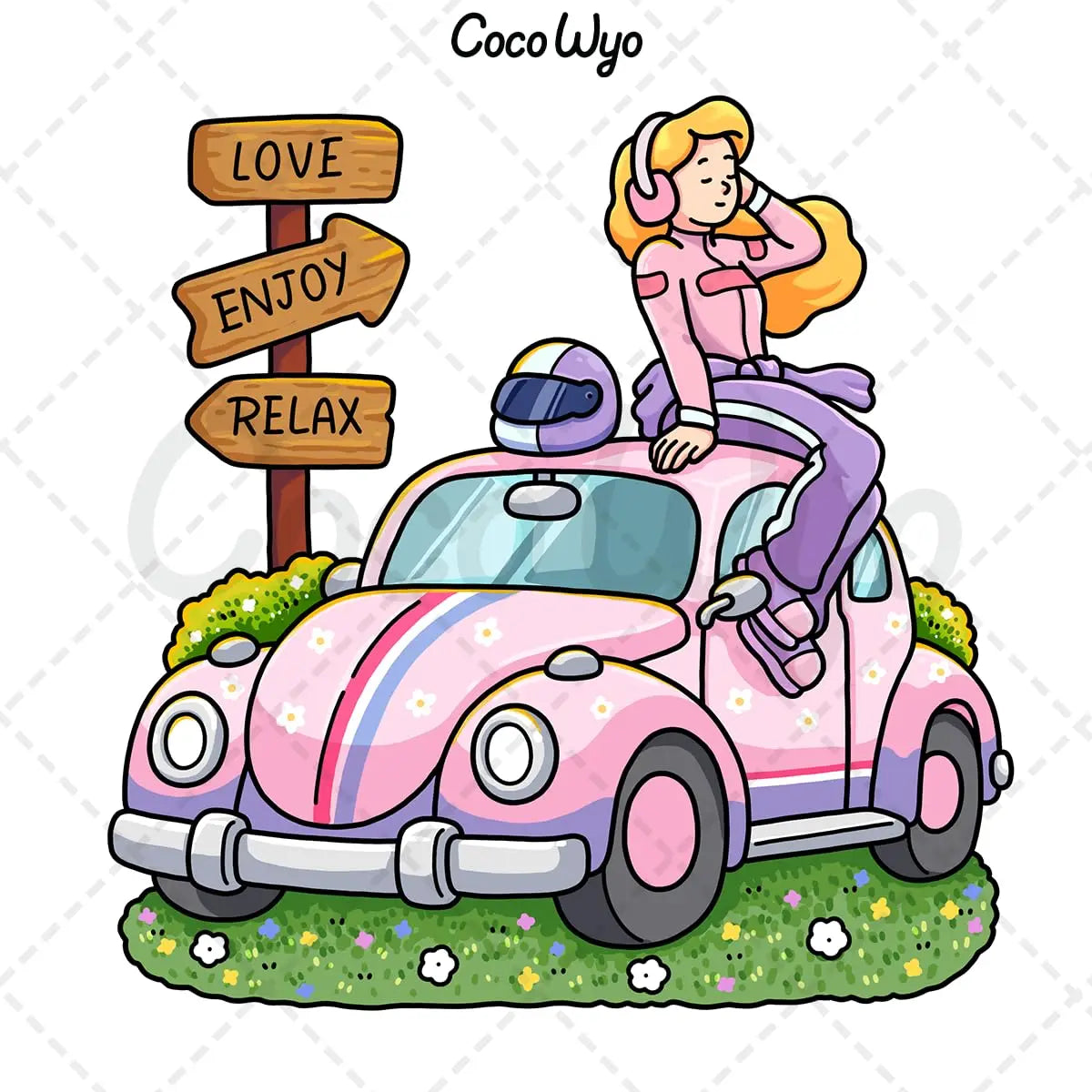 Bview Art Girl Moments Coloring Book Adults Teens Featuring Cute Cozy