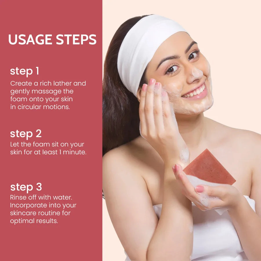 Frosted Scrub Soap – Rose, Tea Tree, Lavender & Coconut Oil