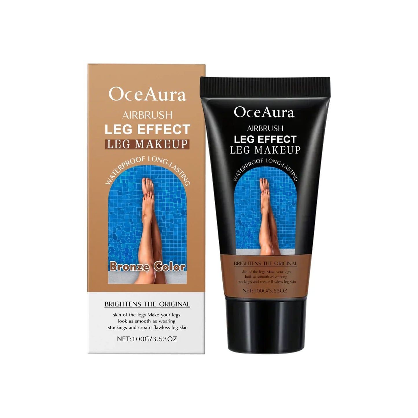 OceAura Leg Foundation Cream – Tan, Cover & Moisturize | 100g