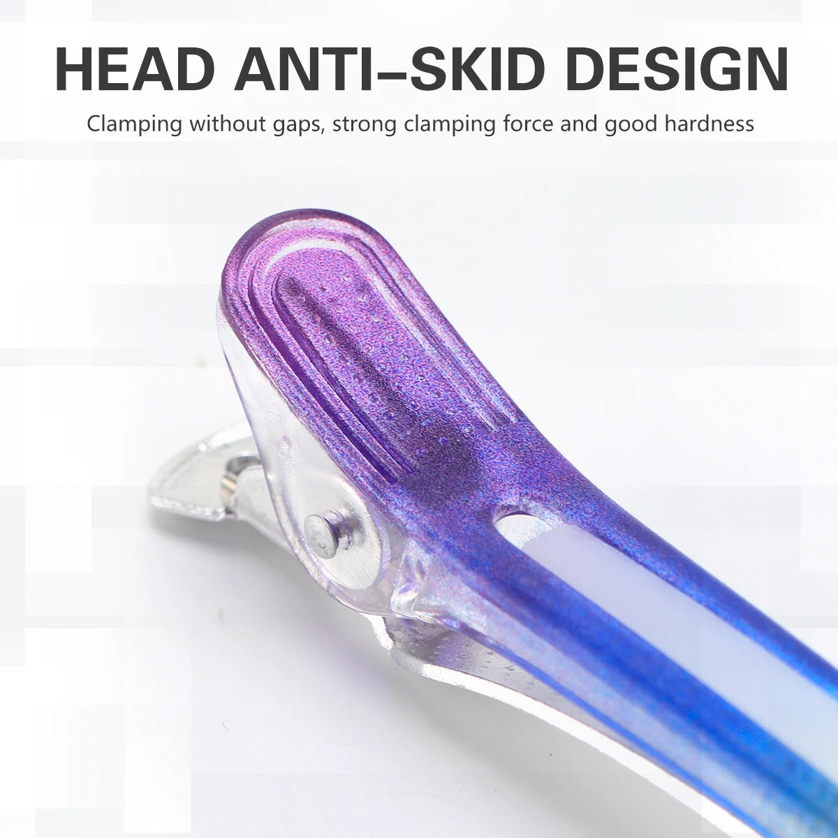 4Pcs Rainbow Hairdressing Clips Barber Hair Layered Accessories Plastic Barbershop Hairpin Clamps Claws Salon Home Styling Tools Peaceful Pleasures Health and Wellness