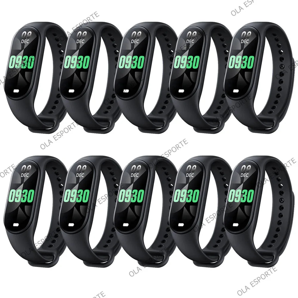 Sports Smart Watch Music Control Fitness Calorie Track Bracelet Phone Information Remind Steps Bluetooth Smart Watches M8 Band Peaceful Pleasures Health and Wellness 10pc Black