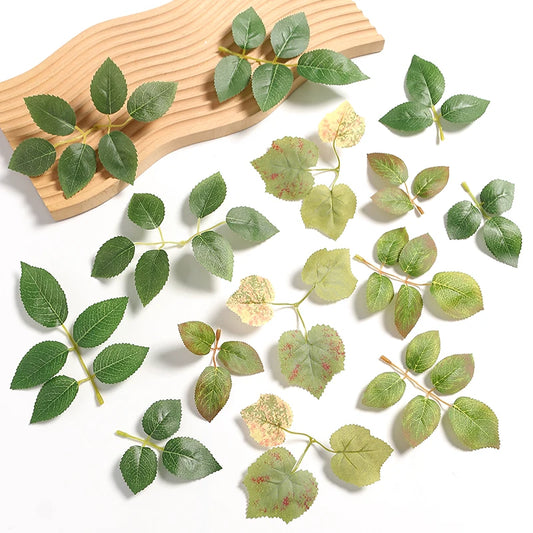 Silk Artificial Leaves for Wedding & Home Decor – 10/30/50 Pcs Artificial Silk Leaves Peaceful Pleasures Health and Wellness