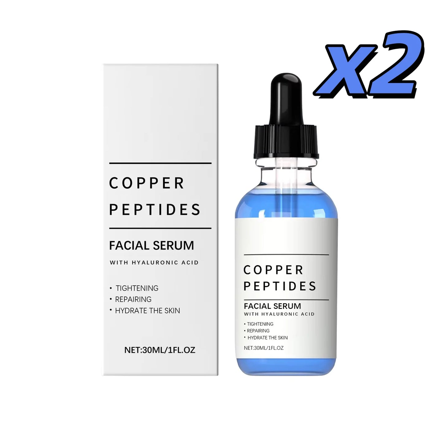 Copper Peptide Face Serum – Firming, Anti-Aging & Hydration