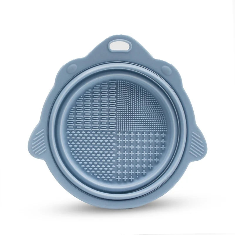 Silicone Makeup Brush Cleaner Bowl & Tool Set | Wet & Dry