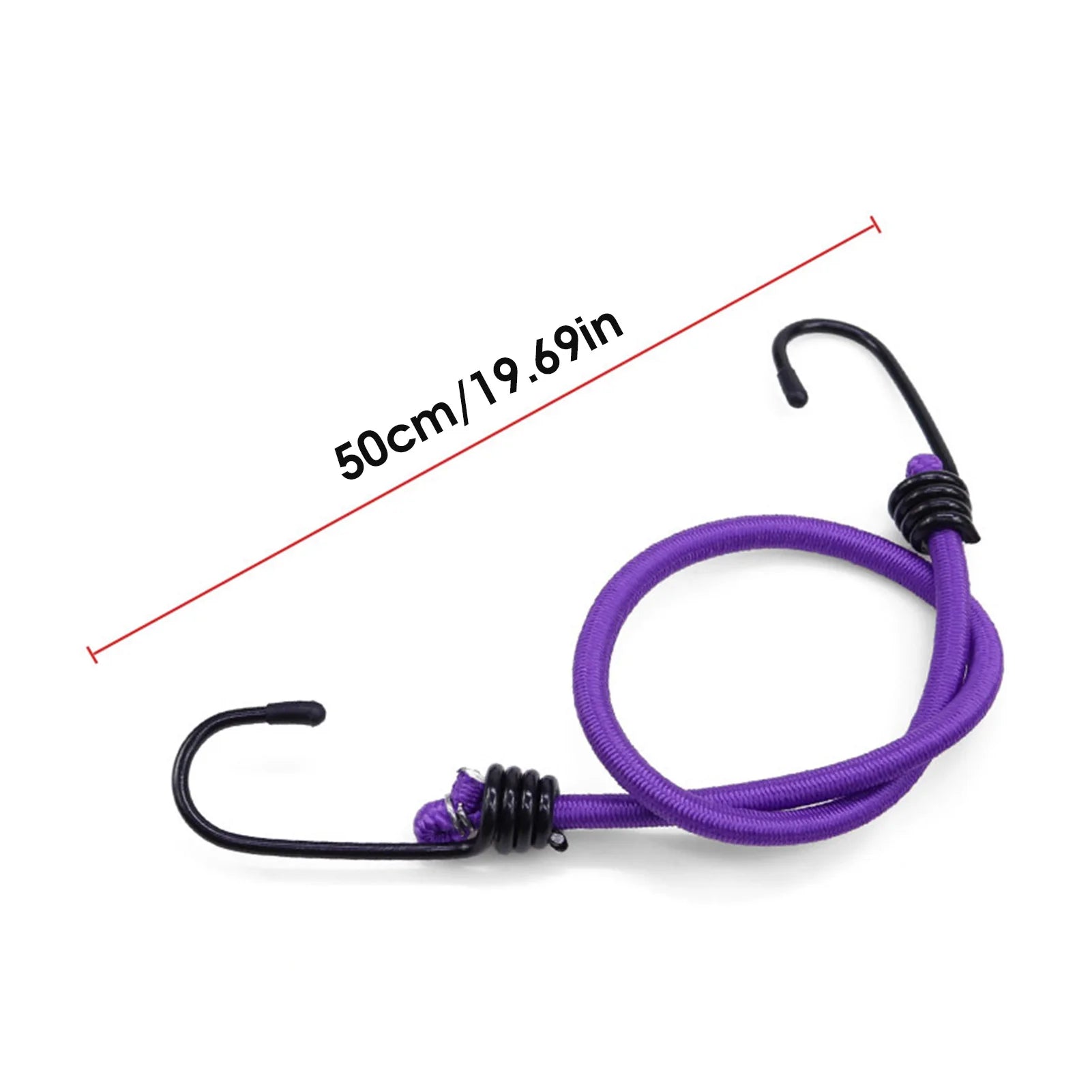 Bungee Cords with Hooks Portable Durable Binding Ropes Bungee Cords for Camping Luggage Roof Racks Car Tents Tarps Bikes Peaceful Pleasures Health and Wellness