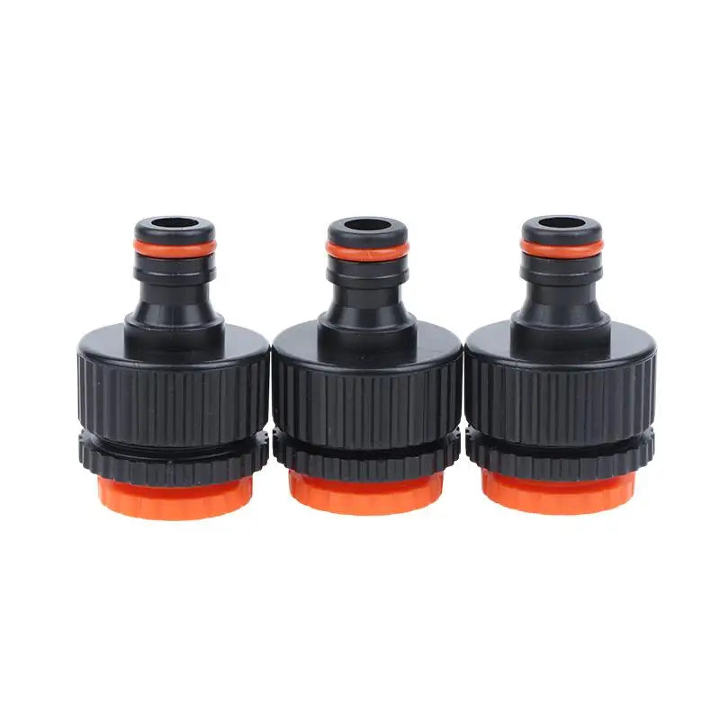 Garden Hose Quick Connector 1/2" 3/4" 1" Thread Irrigation Fitting