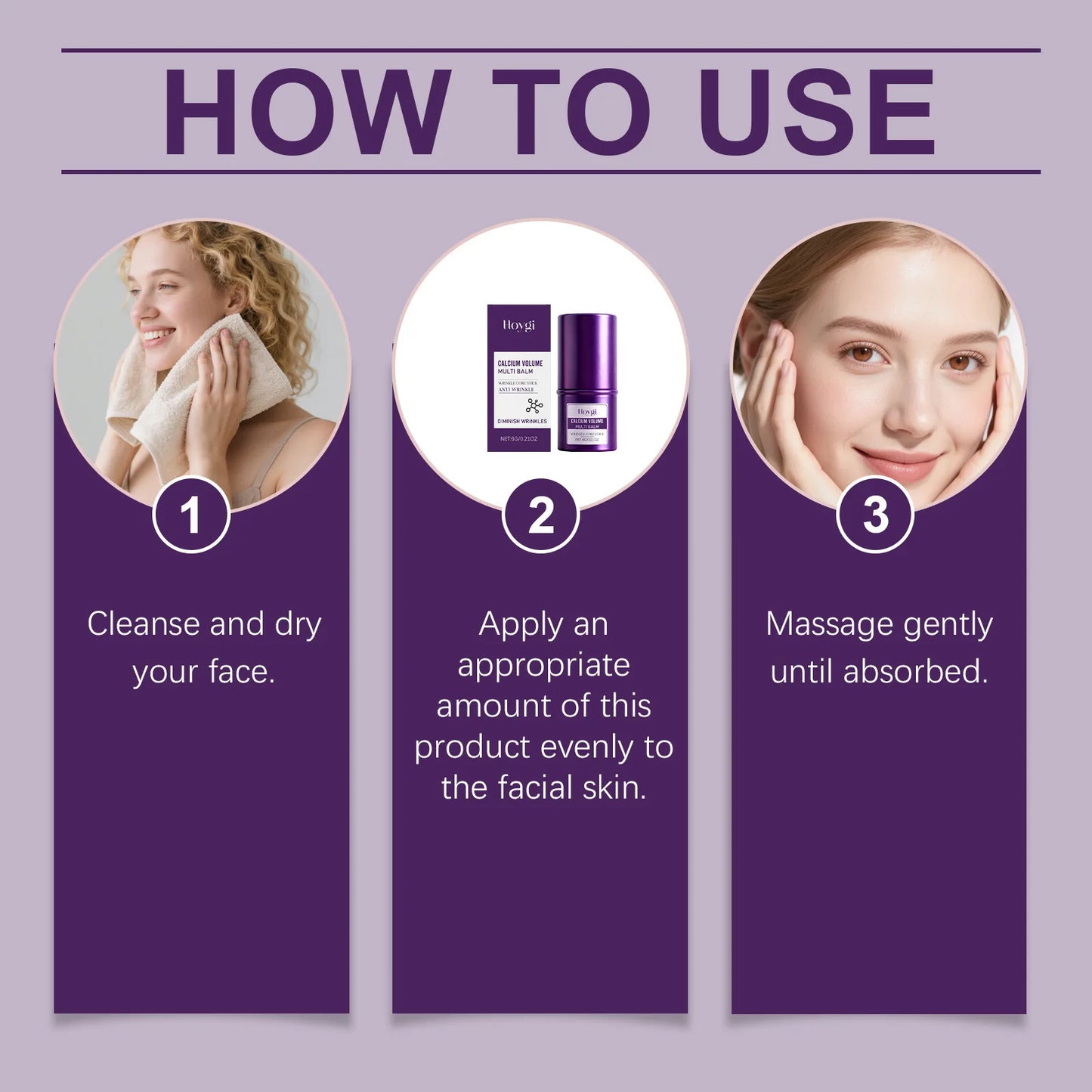 Hoygi Firming Face Cream Stick | Moisturizing & Brightening