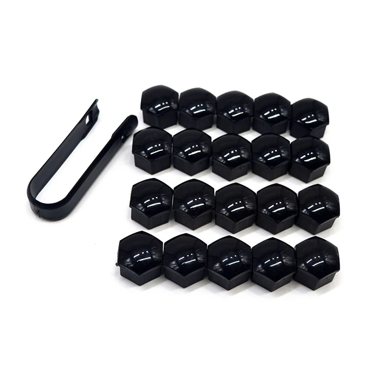 17/19/21mm Wheel Nut Caps – Rust-Proof Bolt Covers 20 Pack