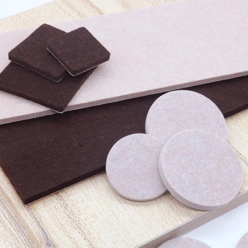 Felt Chair Leg Pads 5mm – Floor Scratch Protector 18–128 Pcs