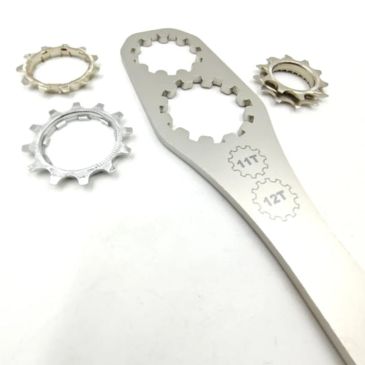Stainless Steel Bicycle Cassette Freewheel Removal Tool Wrench Bicycle Repair Tool Peaceful Pleasures Health and Wellness