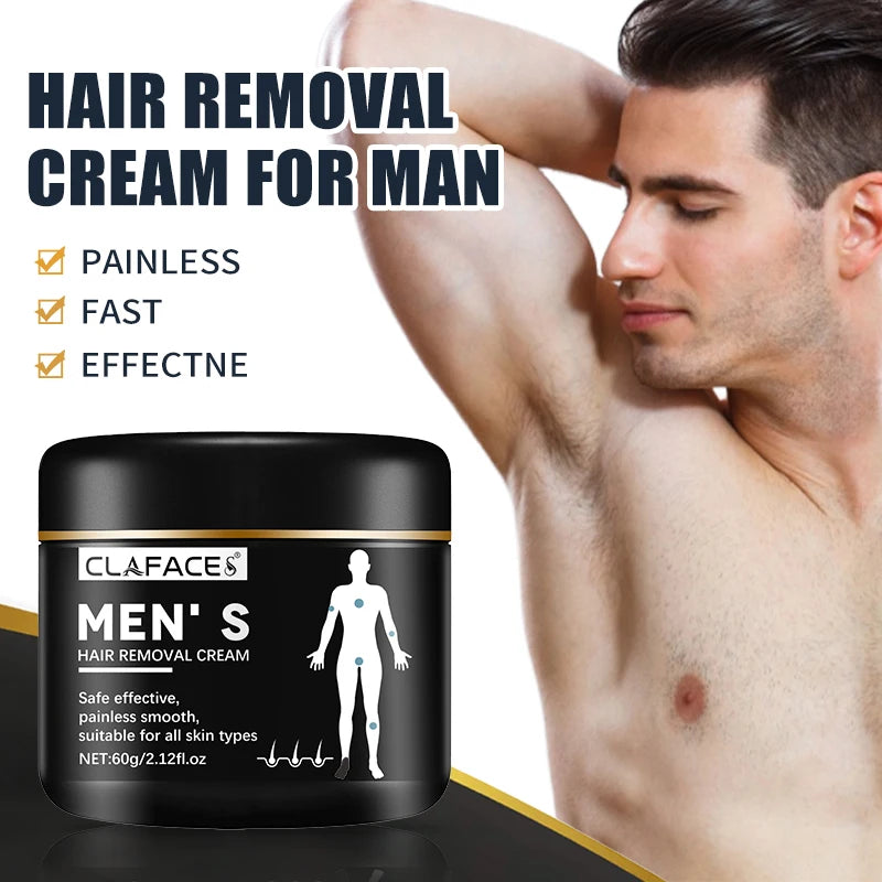 LGRAMER Men's Painless Hair Removal Cream – Body & Armpit