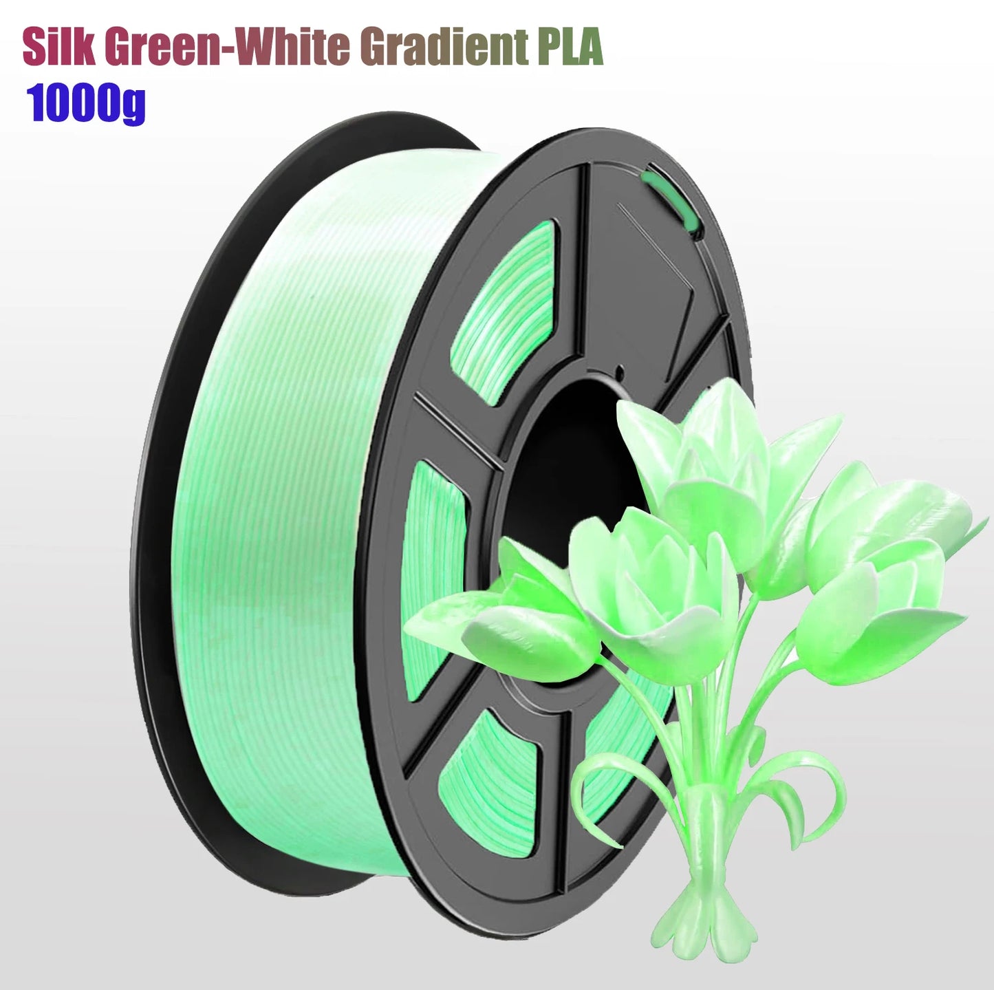 DINGSUN 3D 1.75mm Gradient Silk PLA Filament ±0.02mm | 200g–1kg