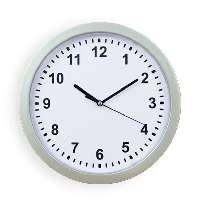 Vintage Wall Clock Hidden Safe Secret Storage Box for Money Jewelry Valuables Home Decoration Peaceful Pleasures Health and Wellness Silver