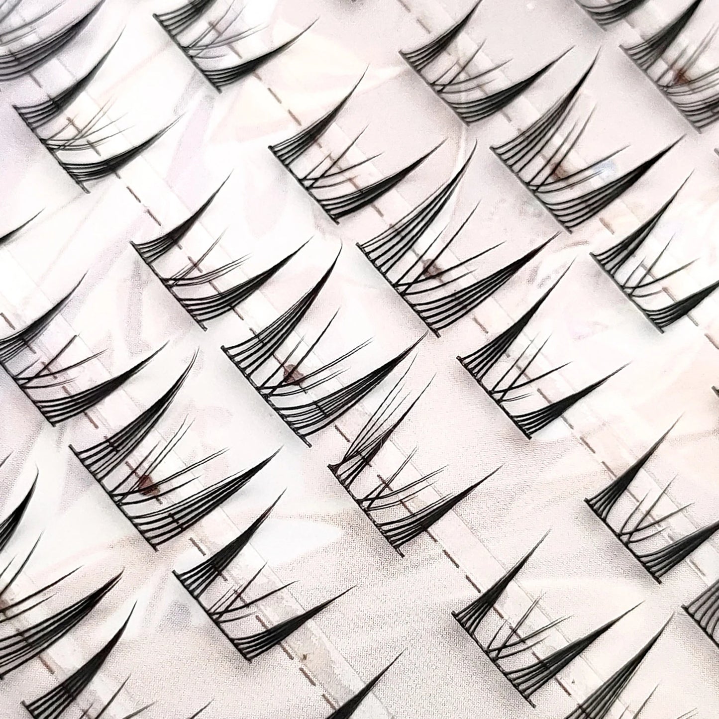 Lazy Cat Series Elf Large Capacity Eyelash Book Natural Long Curled Thin Stem Segmented False Eyelashes Devil Manga Lashes Peaceful Pleasures Health and Wellness