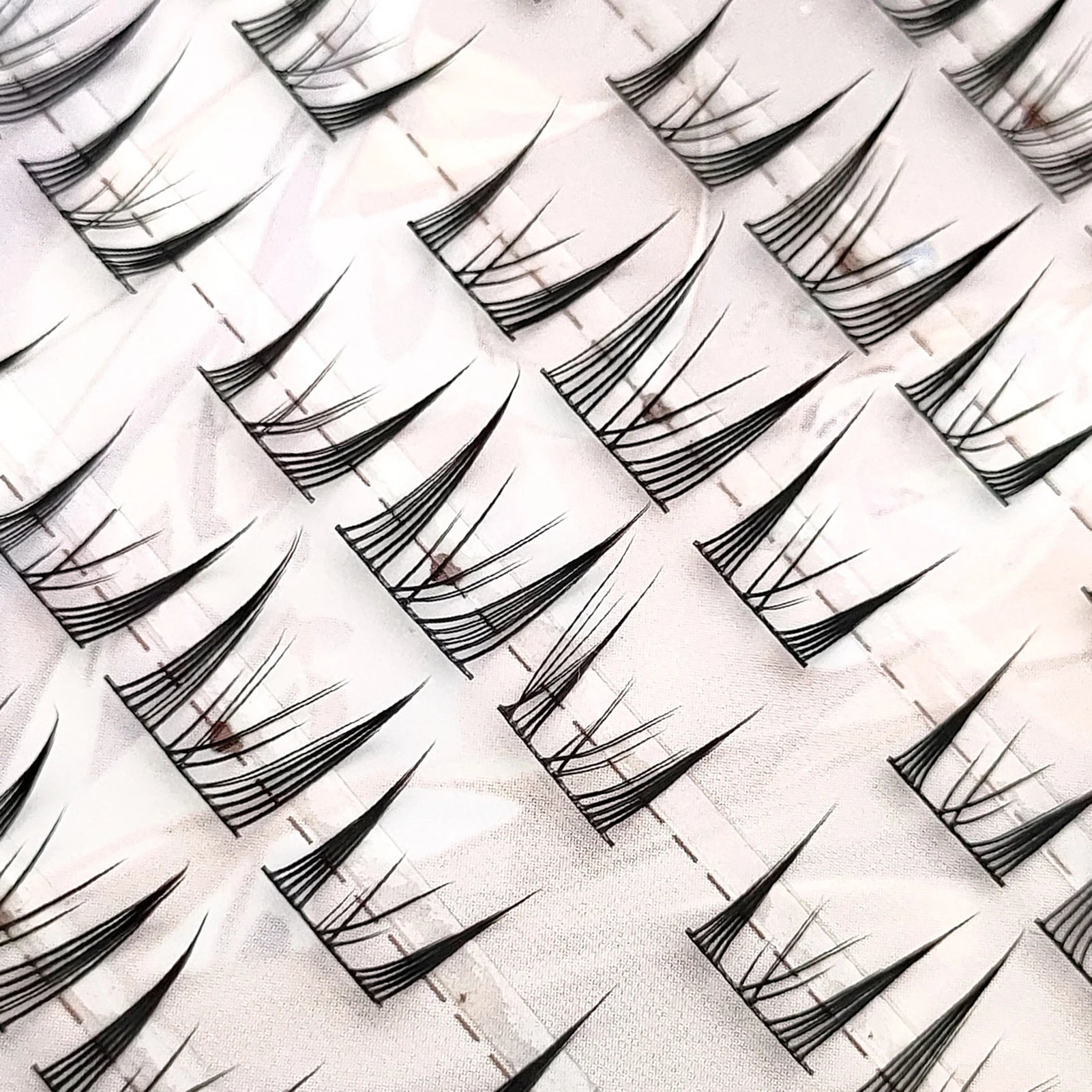 Lazy Cat Series Elf Large Capacity Eyelash Book Natural Long Curled Thin Stem Segmented False Eyelashes Devil Manga Lashes Peaceful Pleasures Health and Wellness