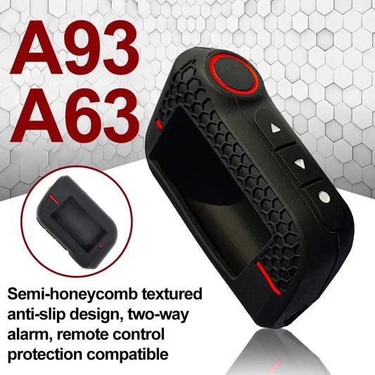 Silicone Key Case For Starline A93 A63 Two Way Car Alarm Remote Controller Key Fob Cover Shell Car Key Accessories Peaceful Pleasures Health and Wellness