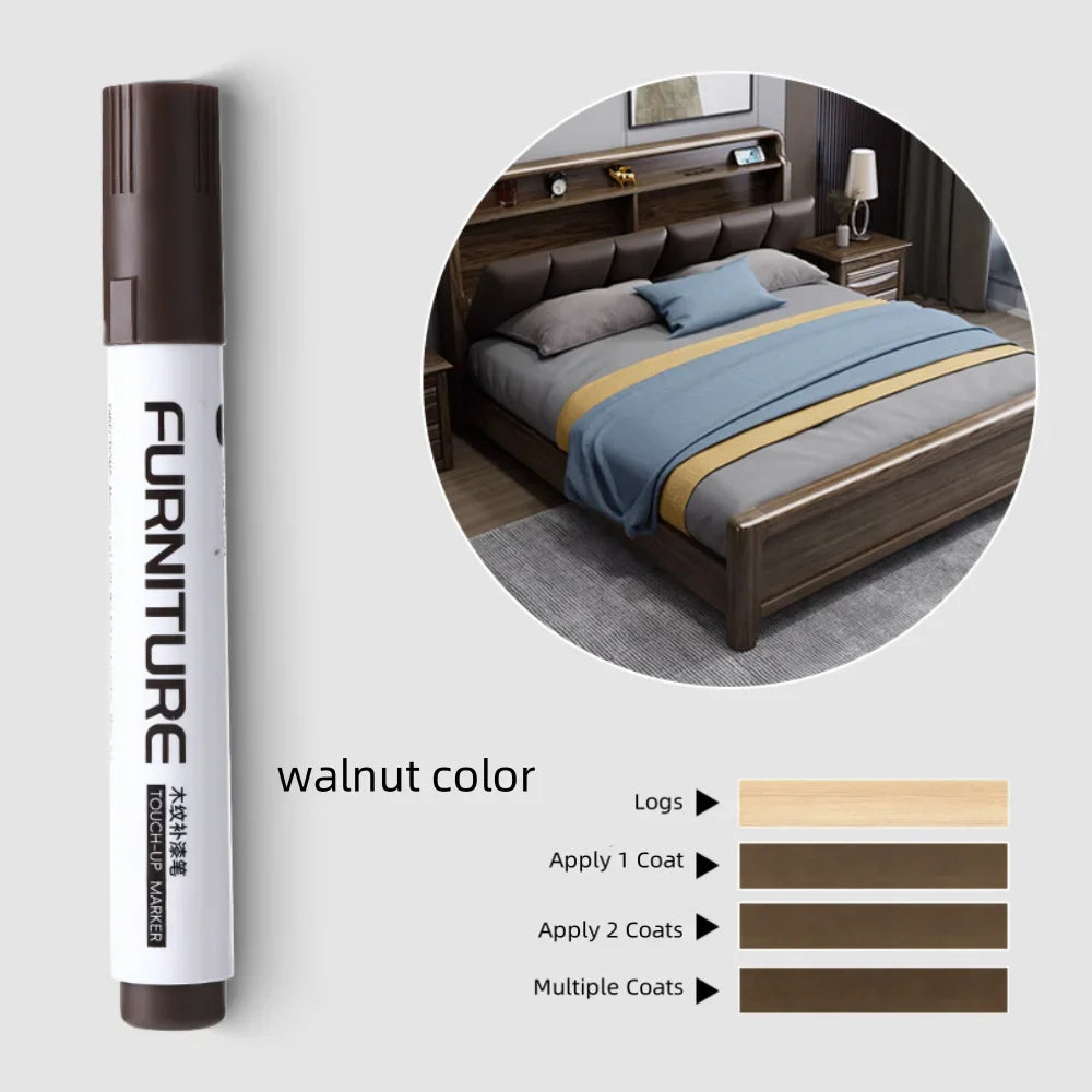 Wood Composite Grain Paint Furniture Touch-up Markers Pens Wood Floor,Furniture Markers Touch Up,touch up markers Peaceful Pleasures Health and Wellness walnut color
