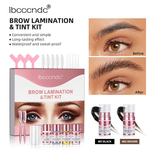 Brow Lamination & Tint Kit | At-Home Eyebrow Lift Set Brow Lamination Kit Peaceful Pleasures Health and Wellness