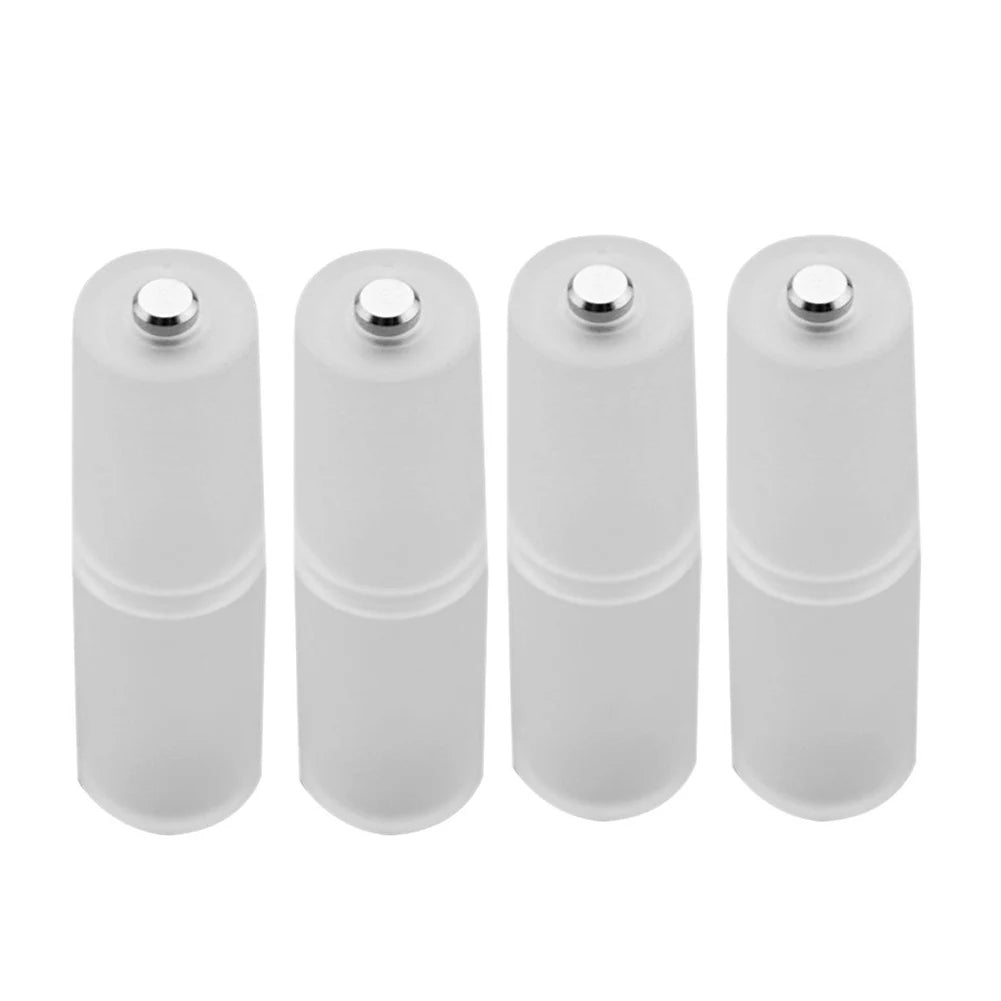 4pcs AAA To AA Size Battery Converter Adapter Batteries Holder Durable Case Switcher Peaceful Pleasures Health and Wellness 4pcs
