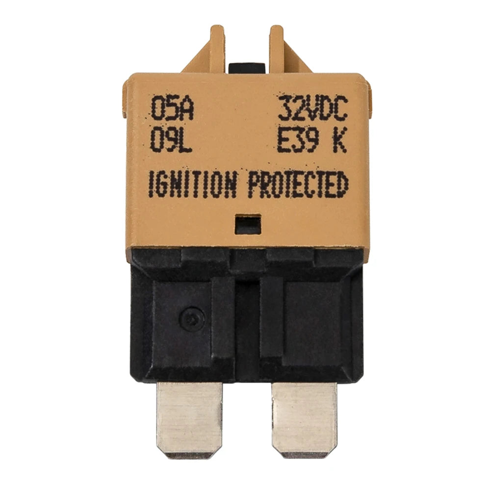 1/2PCS Circuit Breaker Blade Fuse 12V 24V Resettable 5-30A Marine RVs Automatic Reset Thermal Circuit Breaker Car Blade Fuse Box Peaceful Pleasures Health and Wellness F445 1PCS
