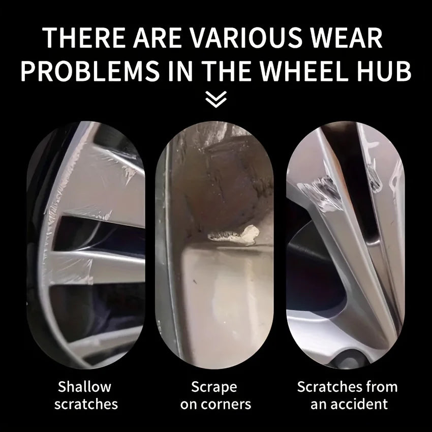 Car Wheel Hub Scratch Repair & Polishing Kit | Restore Shine