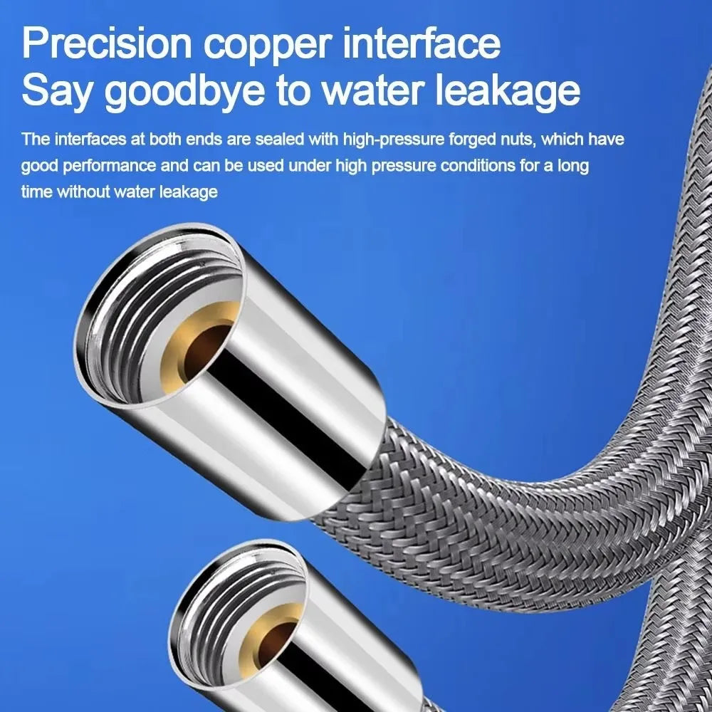 Anti-Tangle Flexible Shower Hose 1.5M/2M | High Pressure Nylon